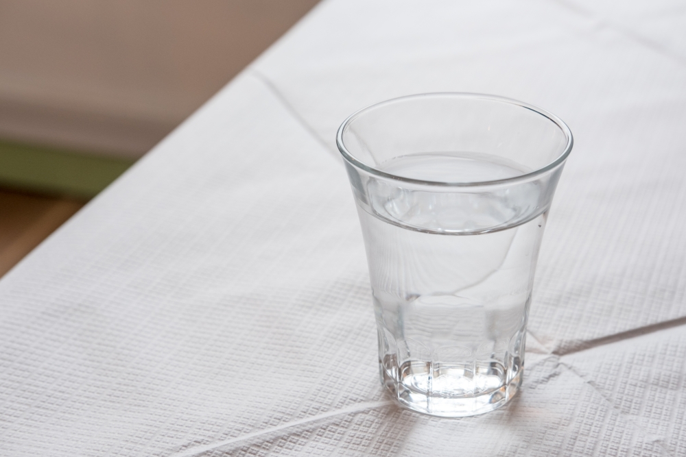 Glass of water